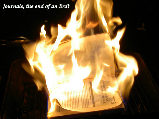 journal burning